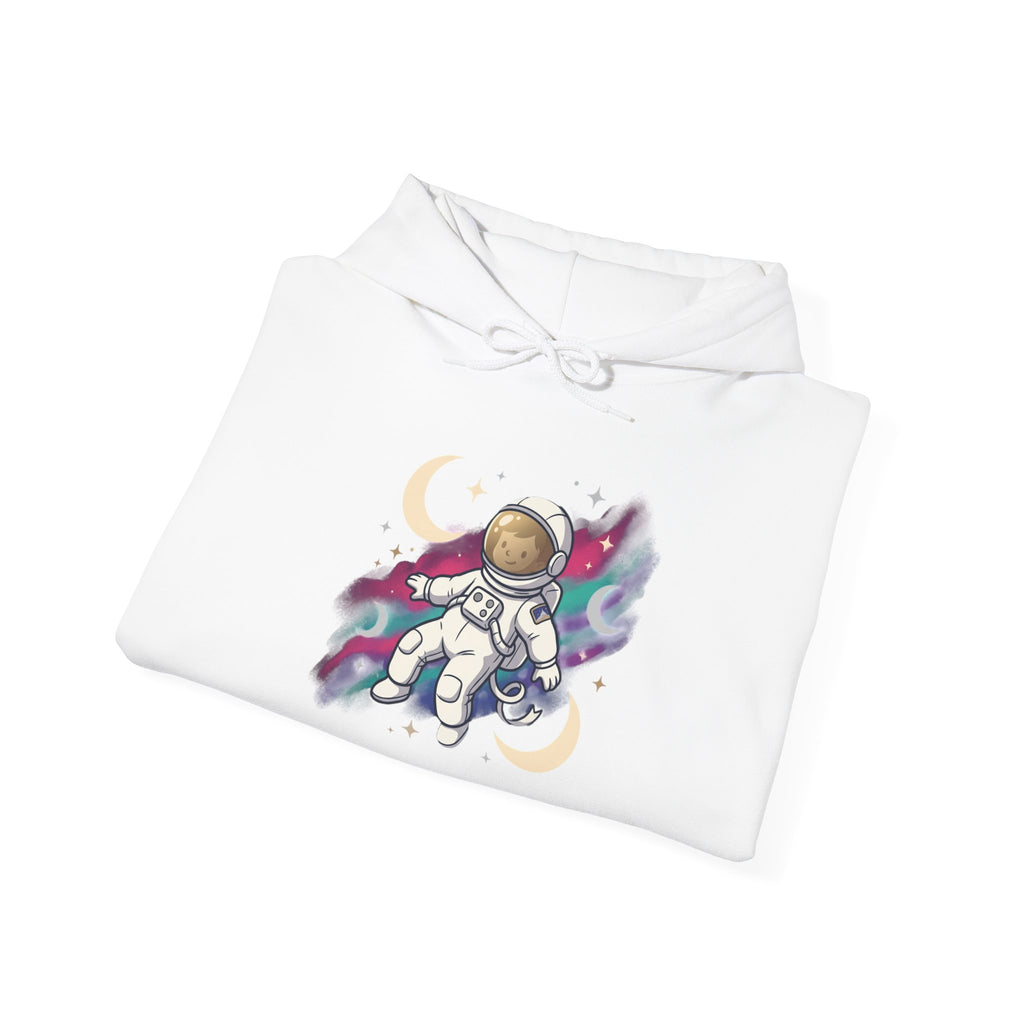 Unisex Heavy Blend™ Hooded Sweatshirt with astronaut  theme