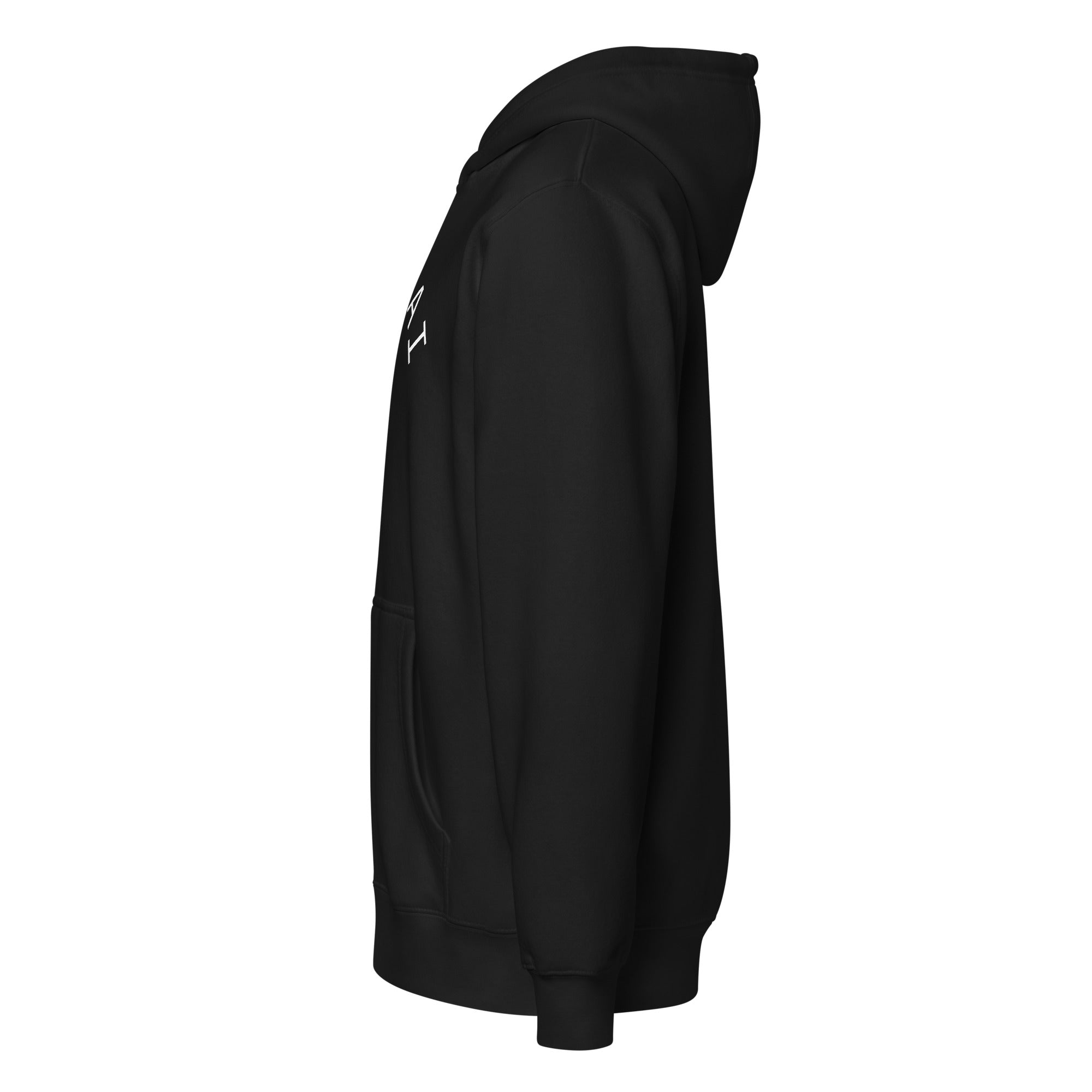 Premium full zip hoodie — Inkdrop original all-over-print design, photo 4