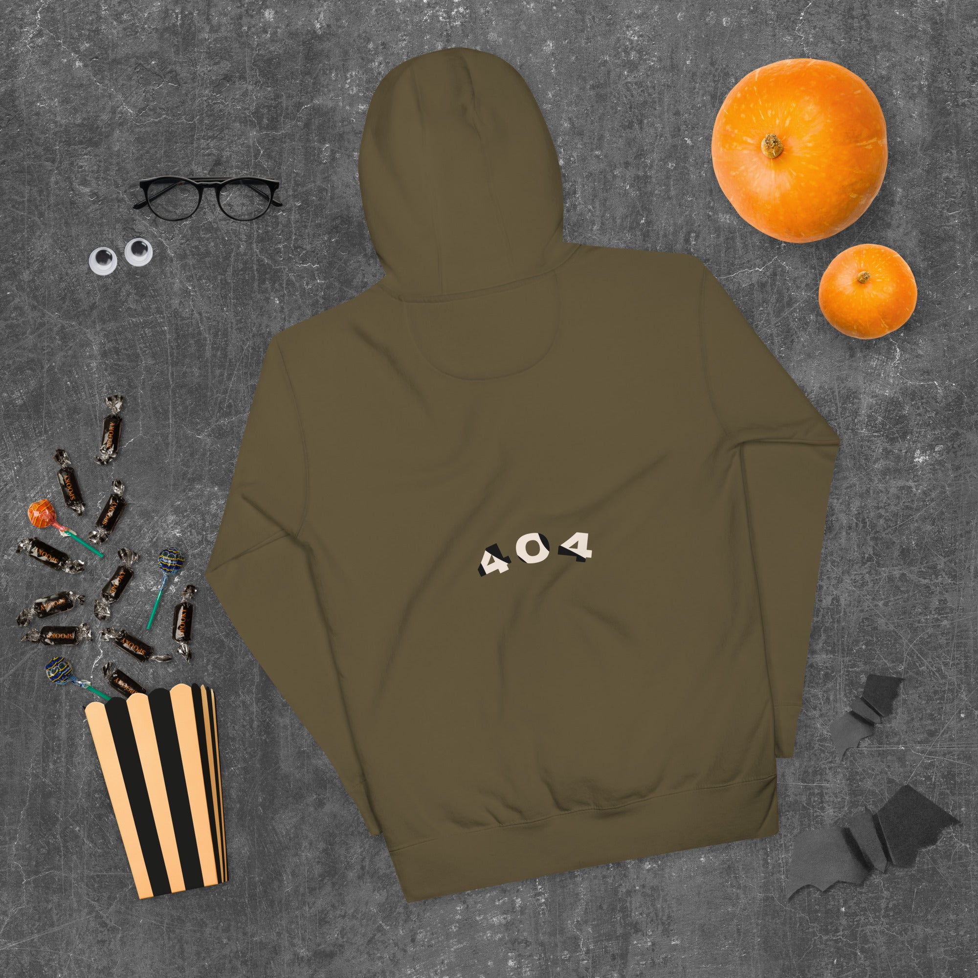 Unisex Hoodie — Inkdrop original all-over-print design, photo 1