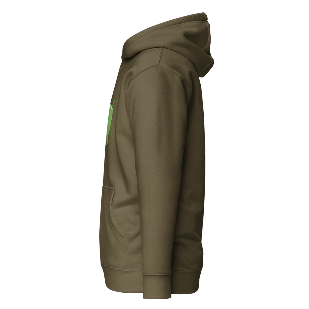 Unisex Hoodie — Inkdrop original all-over-print design, photo 4